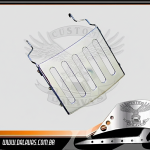 Bagageiro p/ Sissy bar Original Montado para Placa Grande