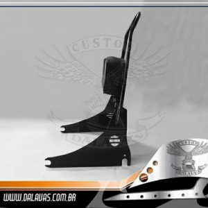 Encosto Traseiro Easy Rider Preto de Clips